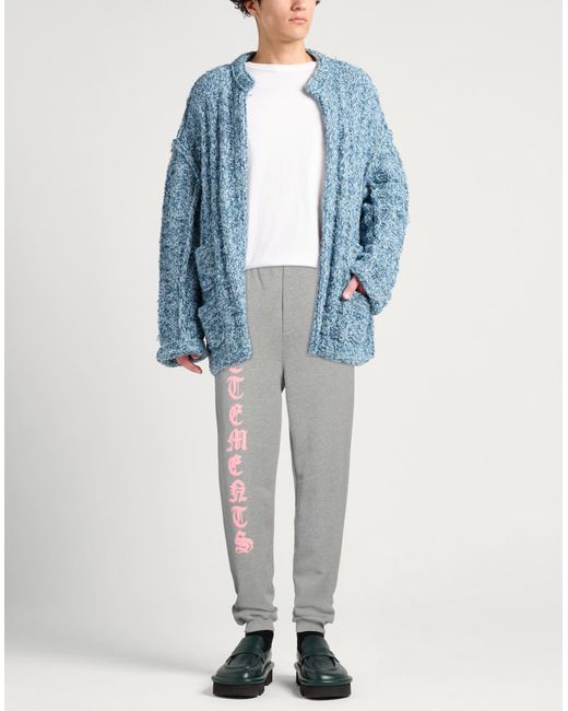 Vetements Gray Trouser for men