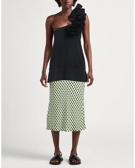 Alpha Studio Black Top Cotton, Elastane