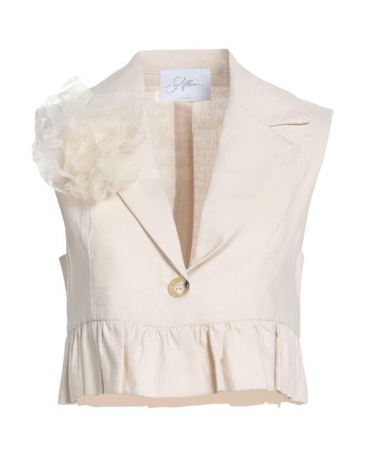 Soallure White Blazer