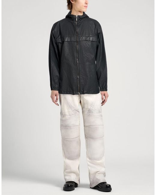 Masnada Black Jacket Cotton, Elastane for men