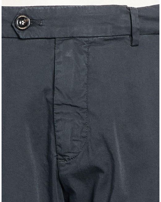 Cruna Blue Pants Cotton, Elastane for men