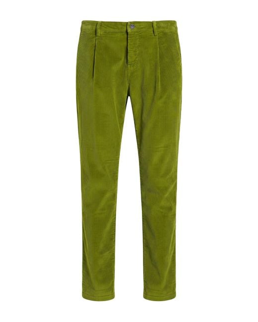 Mason's Green Pants Cotton, Lyocell, Elastane for men