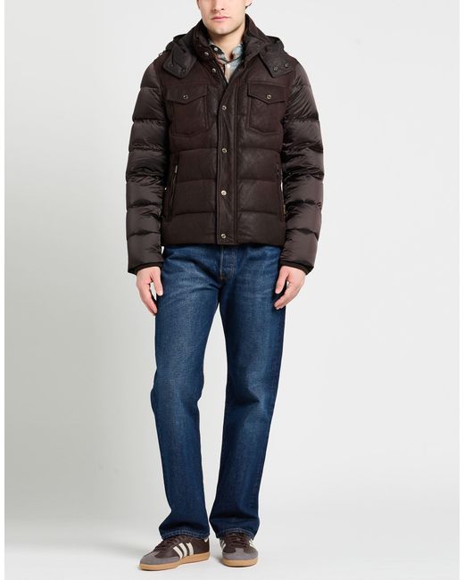 Moorer Brown Puffer for men
