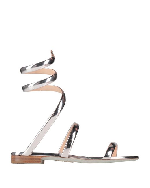 Rene Caovilla Natural Sandals