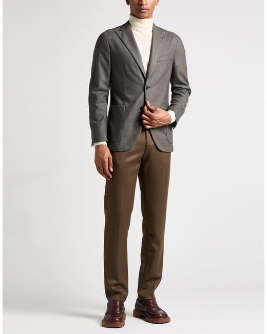 Boglioli Gray Blazer for men