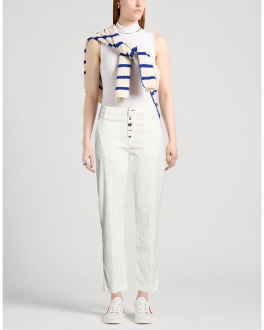 Dondup White Trouser