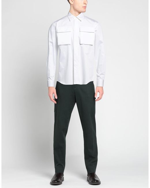 Camisa McQueen de hombre de color White