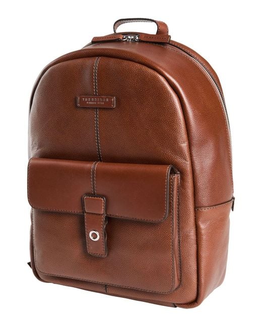 The Bridge Brown Backpack Cowhide for men