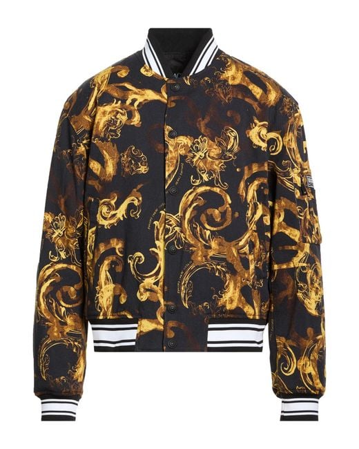 Versace Jeans Couture Black Denim Outerwear for men