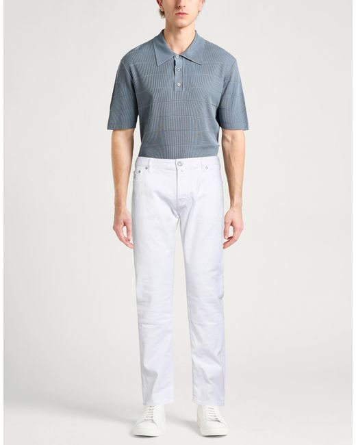Moorer White Jeans for men
