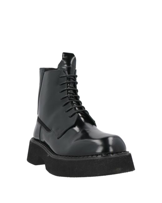 THE ANTIPODE Black Ankle Boots Leather for men
