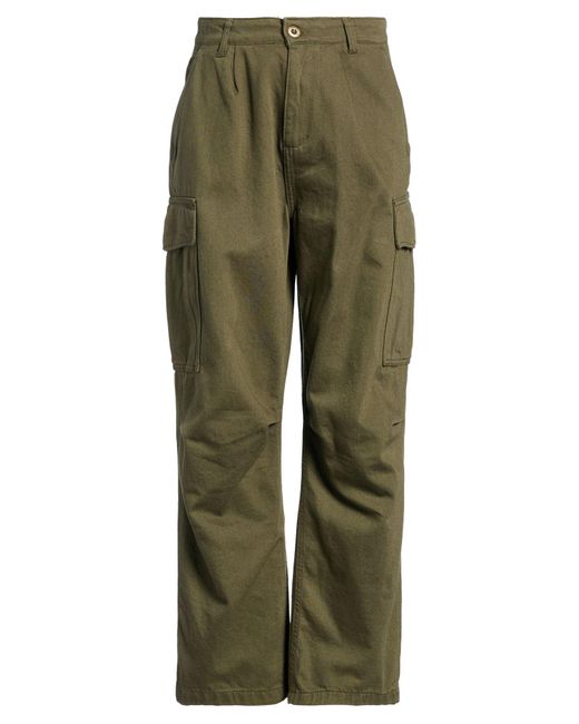 Alpha Industries Green Military Pants Cotton for men
