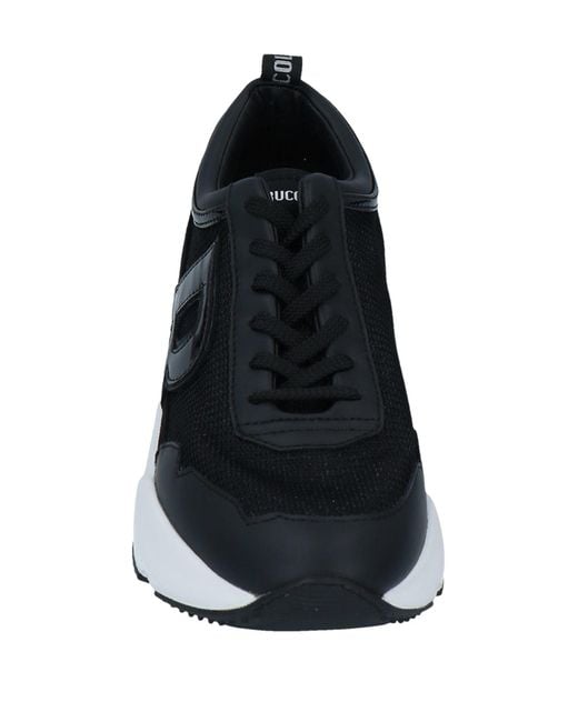 Rucoline Black Sneakers Textile Fibers, Soft Leather