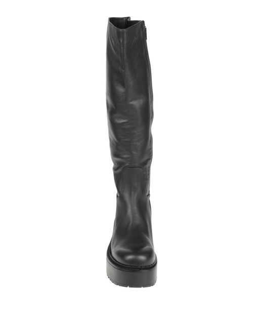 Paloma Barceló Black Boot Leather