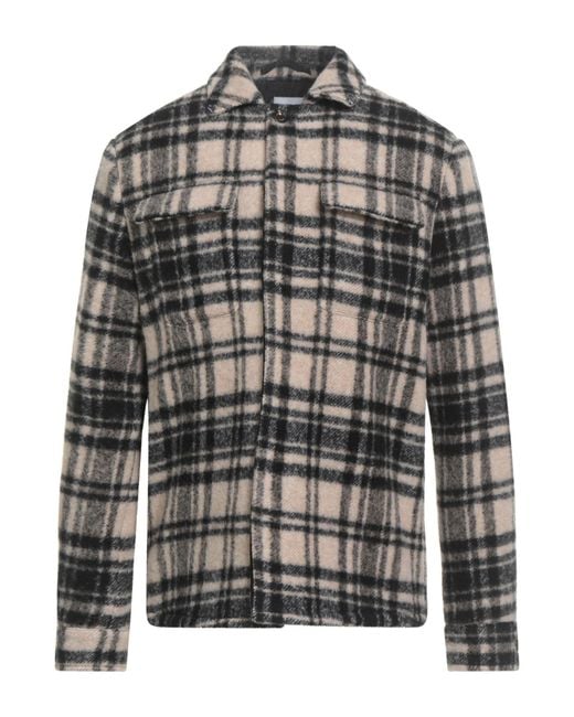 Eleventy Gray Jacket Wool, Alpaca Wool, Polyamide, Goat Skin for men