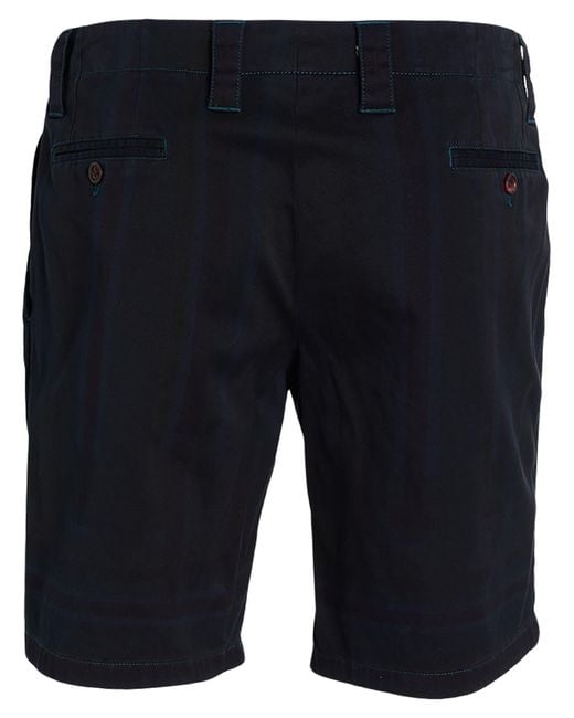 Dolce & Gabbana Blue Midnight Shorts & Bermuda Shorts Cotton, Elastane for men
