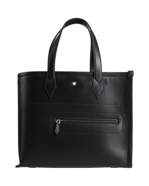 Montblanc Black Handbag Leather