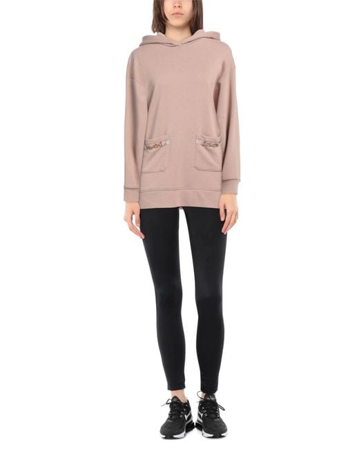 Elisabetta Franchi Pink Sweatshirt Cotton, Polyester