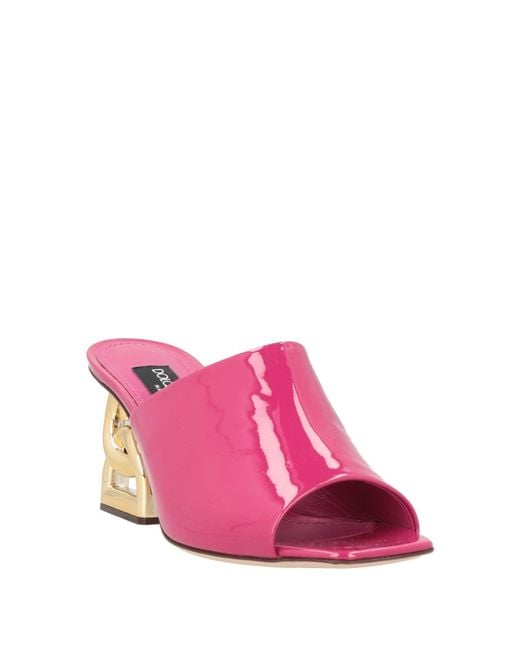 Dolce & Gabbana Pink Sandals