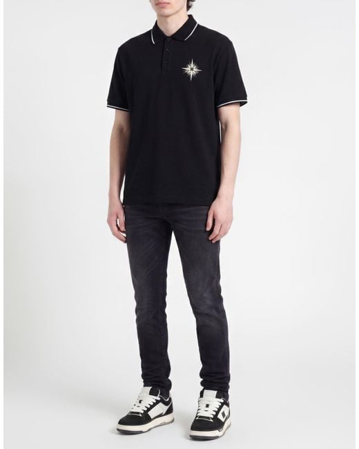 Amiri Black Polo Shirt for men