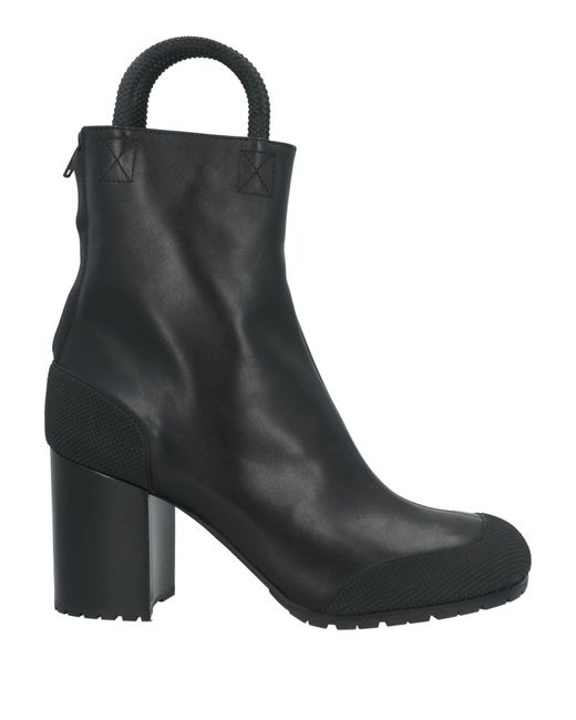 Random Identities Black Ankle Boots for men
