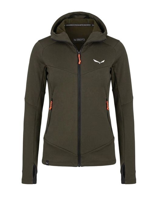 Salewa Green Sella Military Jacket Polyamide, Wool, Elastane