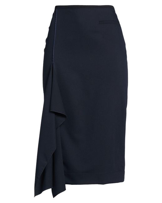 High Blue Midi Skirt
