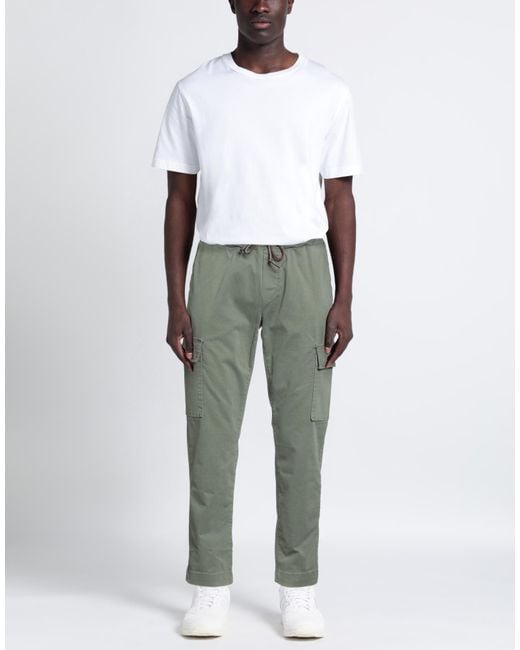 Shoe Green Pants Cotton, Elastane for men