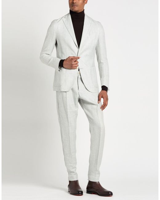 Eleventy White Suits for men