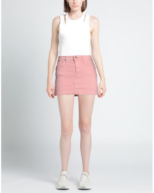Pepe Jeans Pink Denim Skirt