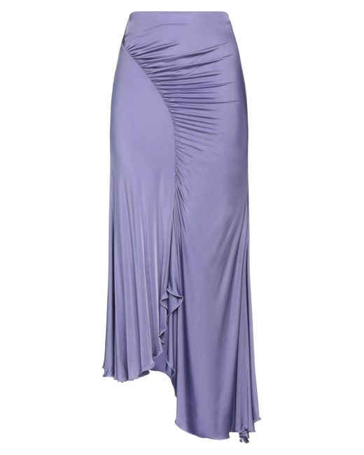 Blumarine Purple Maxi Skirt