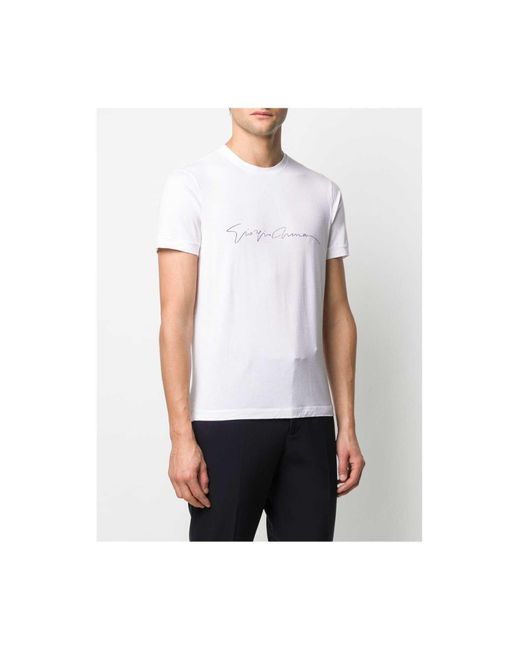 Giorgio Armani T-shirts in White für Herren