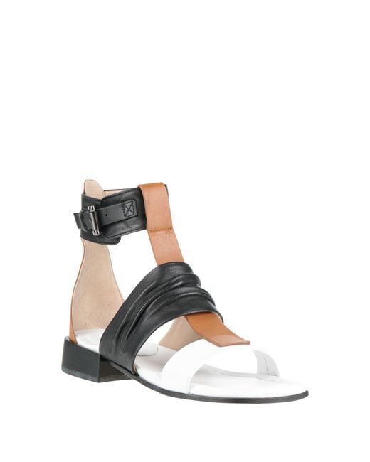 Ixos White Sandals Leather