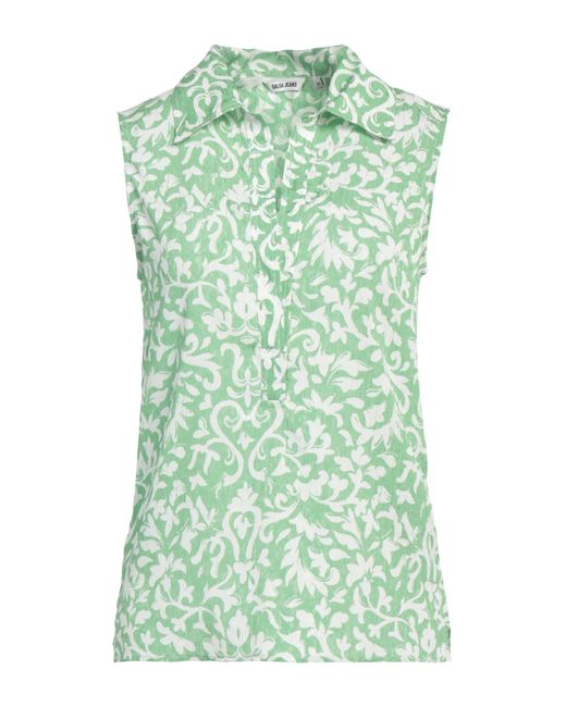 Salsa Jeans Green Top Polyester
