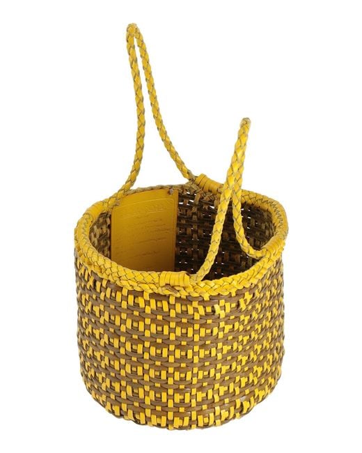 Dragon Diffusion Yellow Handbag Leather