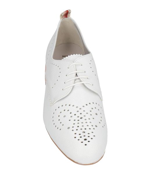 Zapatos de cordones de Pertini de color Blanco | Lyst