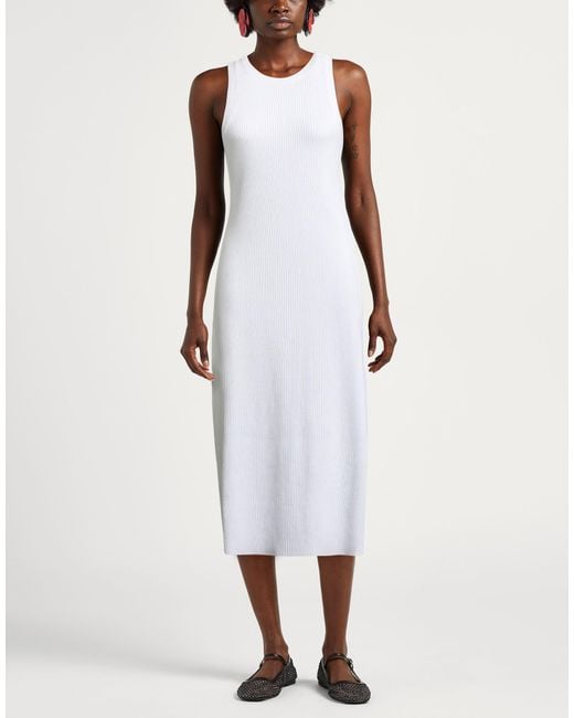 Vince White Midi Dress
