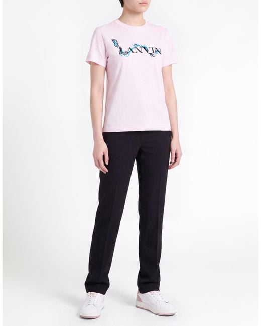 Lanvin Pink T-Shirt Cotton