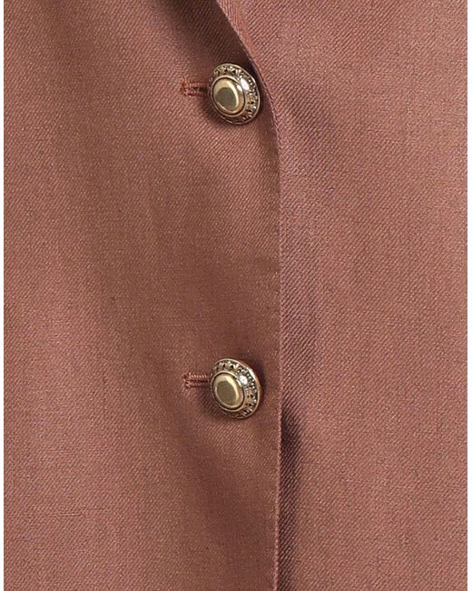 Tagliatore 0205 Brown Blazer Linen