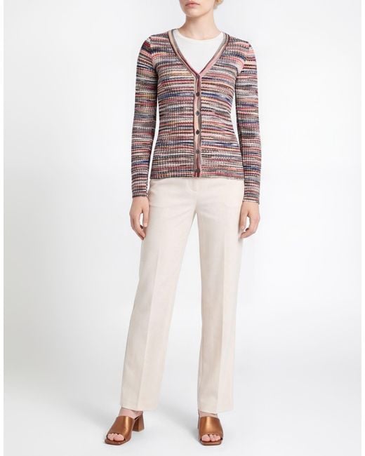 Missoni Red Cardigan Viscose, Wool