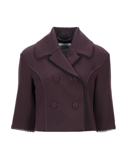 Moschino Purple Suit Jacket