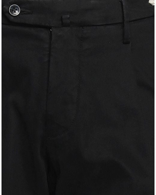 L.b.m. 1911 Black Pants Cotton, Elastane for men