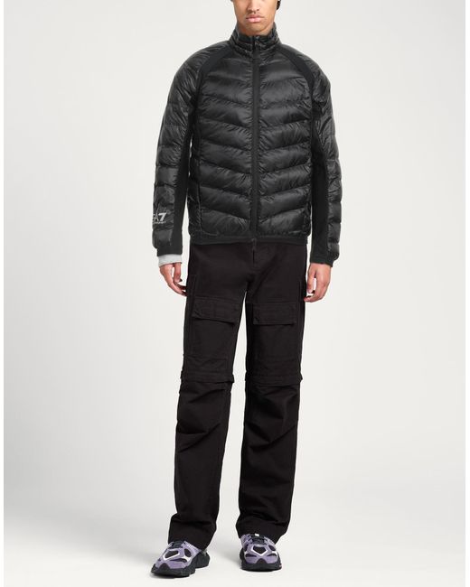 EA7 Black Puffer for men