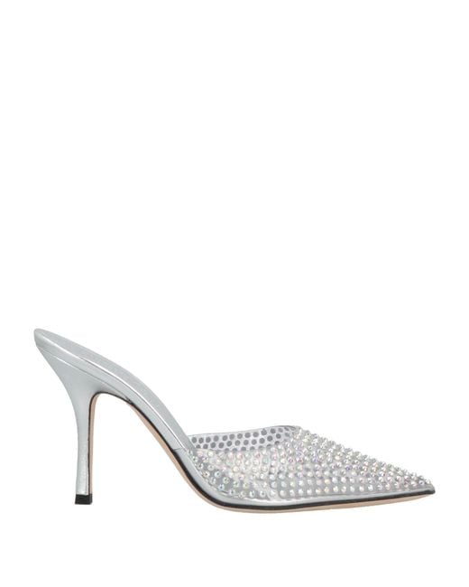 Paris Texas White Mules & Clogs
