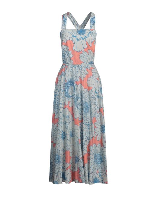 Paul & Joe Blue Maxi-Kleid