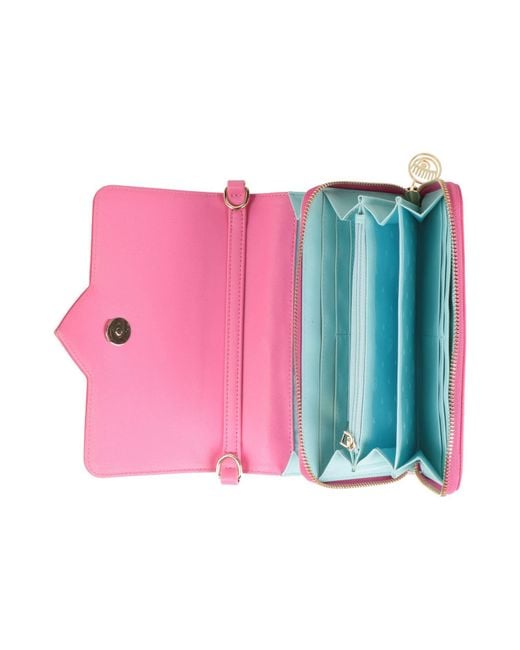 Chiara Ferragni Pink Crossbody Wallets