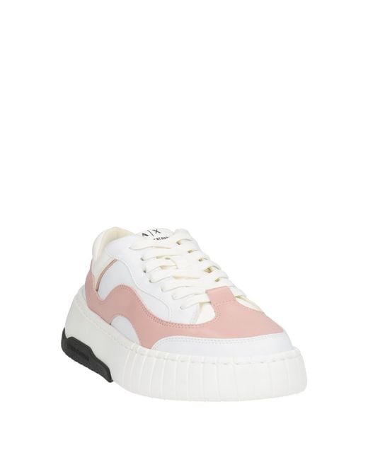 ARMANI EXCHANGE White Trainers