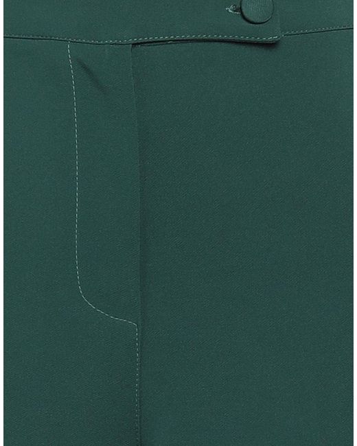 CROCHÈ Green Pants Polyester, Elastane
