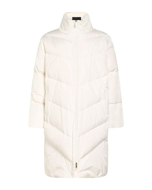 Fabiana Filippi White Puffer Polyester