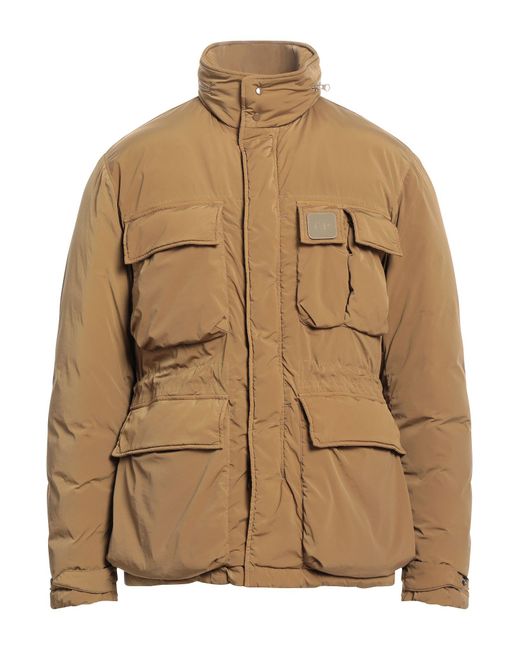 C.P. Company Down Jacket in Brown for Men | Lyst